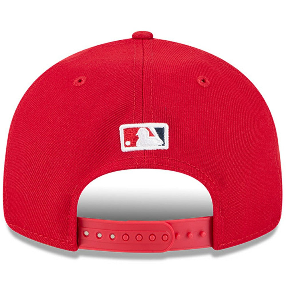 Los Angeles Angels New Era Baseball Hall of Fame Retro Crown 9FIFTY Adjustable Hat - Red Hats