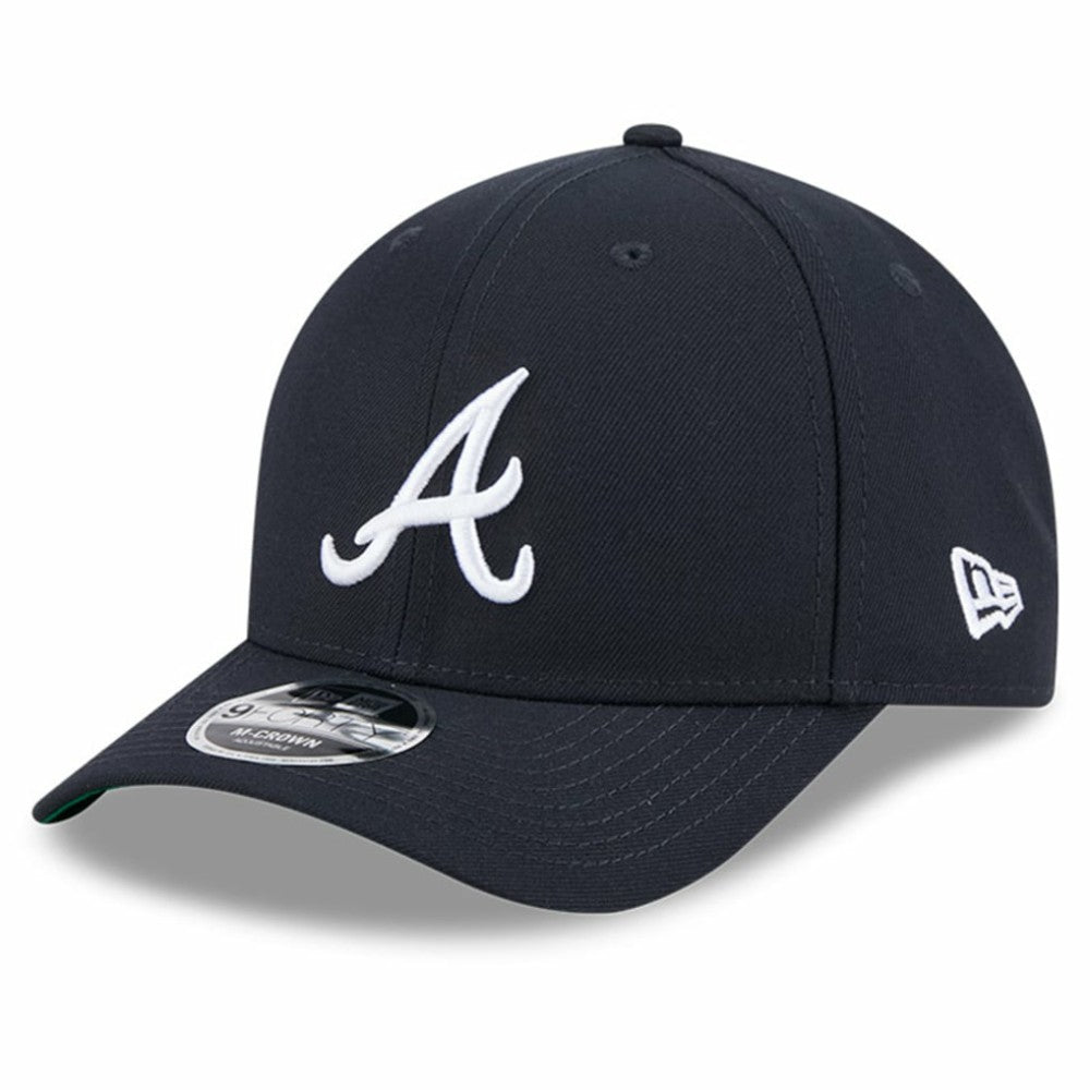 Atlanta Braves New Era Baseball Hall of Fame 9FORTY M-Crown Adjustable Hat - Navy Hats