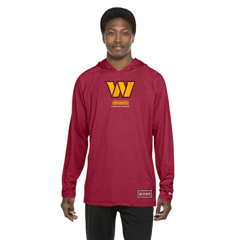 Washington Commanders New Era Functional Fandom Hoodie - Burgundy Hoodies