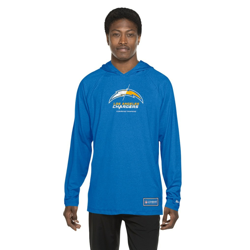 Los Angeles Chargers New Era Functional Fandom Hoodie - Blue Hoodies