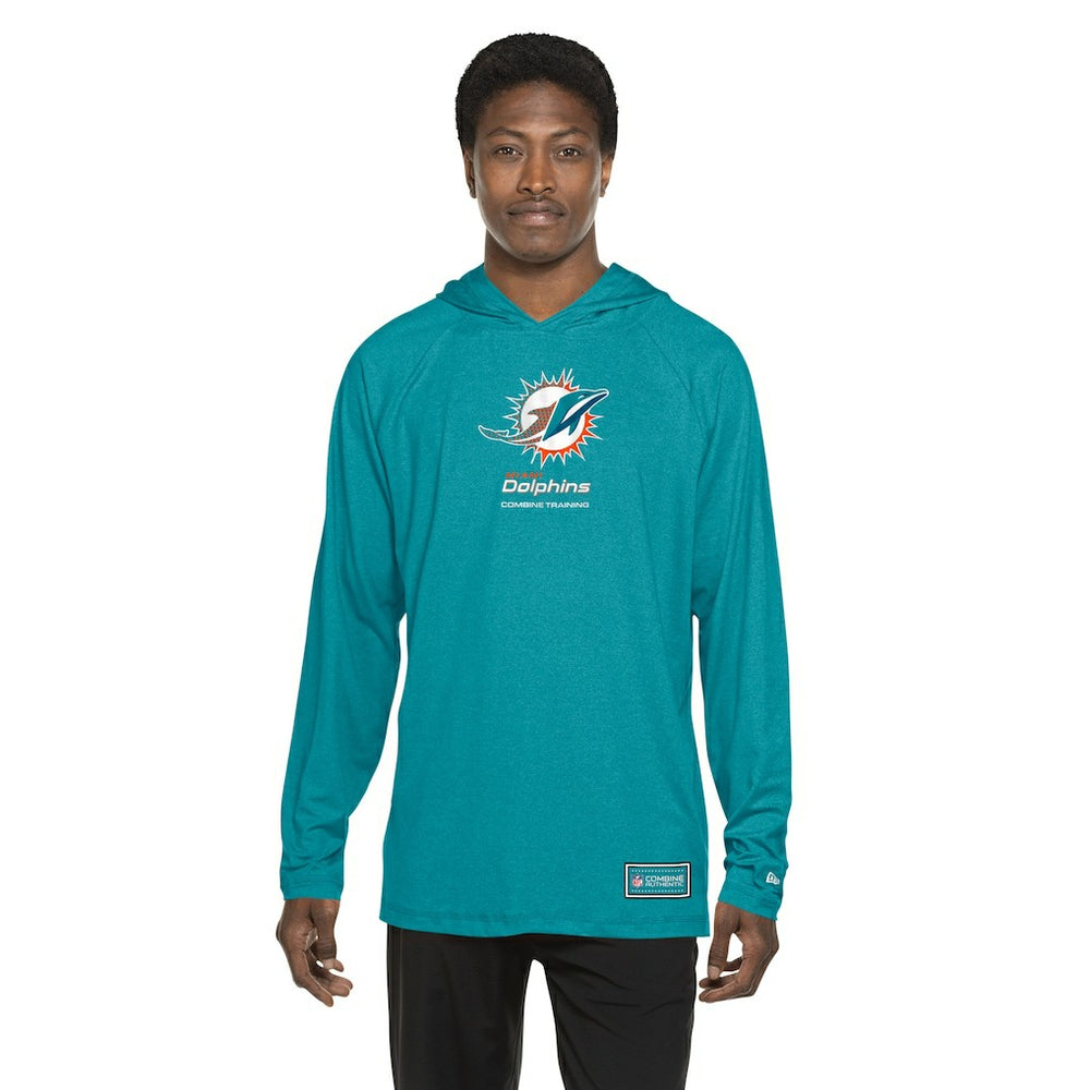 Miami Dolphins New Era Functional Fandom Hoodie - Aqua Hoodies