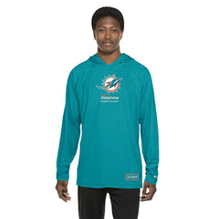 Miami Dolphins New Era Functional Fandom Hoodie - Aqua Hoodies