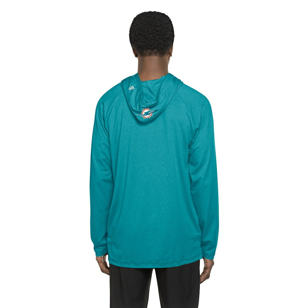 Miami Dolphins New Era Functional Fandom Hoodie - Aqua Hoodies
