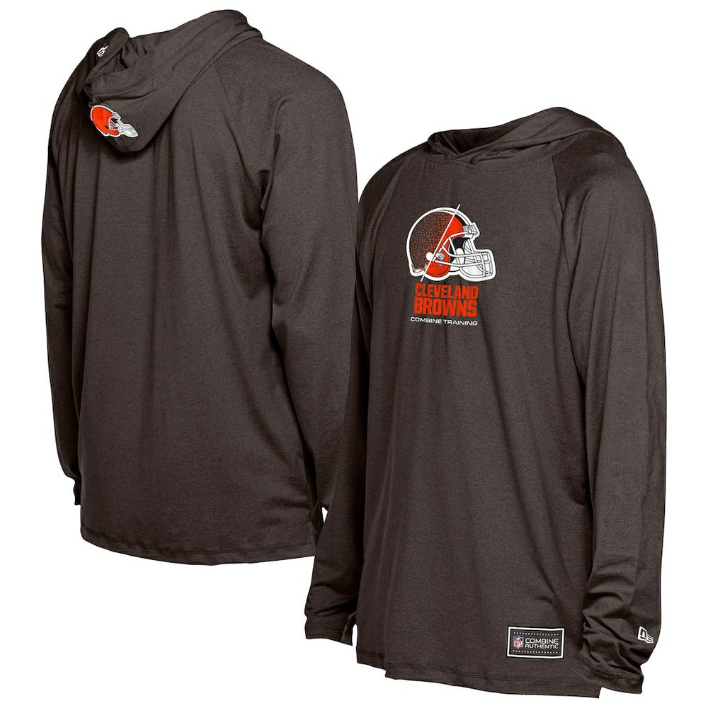 Cleveland Browns New Era Functional Fandom Hoodie - Brown Hoodies