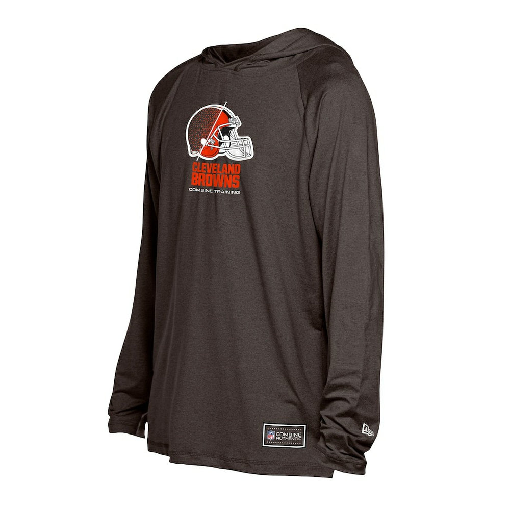 Cleveland Browns New Era Functional Fandom Hoodie - Brown Hoodies