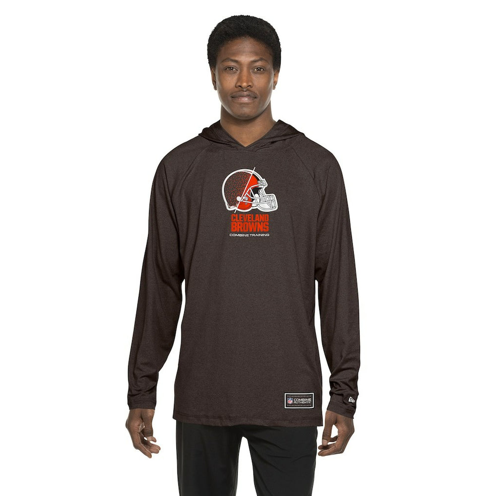 Cleveland Browns New Era Functional Fandom Hoodie - Brown Hoodies