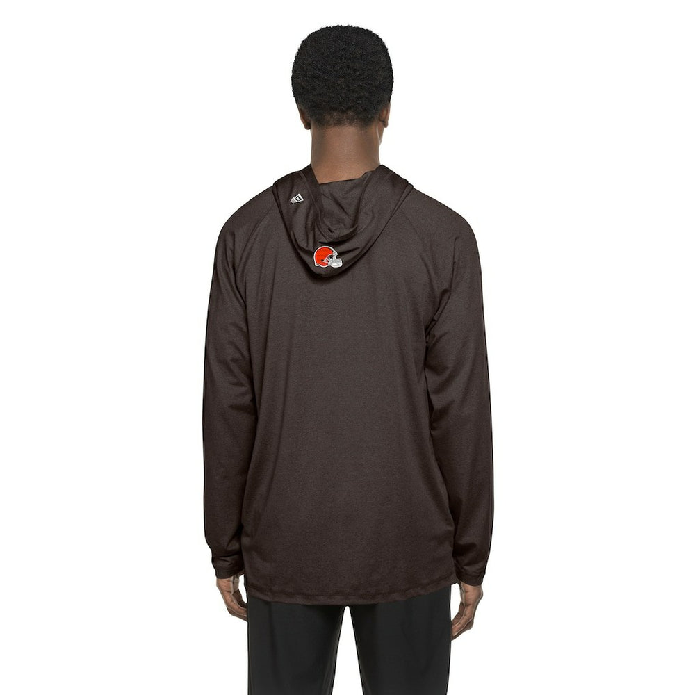 Cleveland Browns New Era Functional Fandom Hoodie - Brown Hoodies
