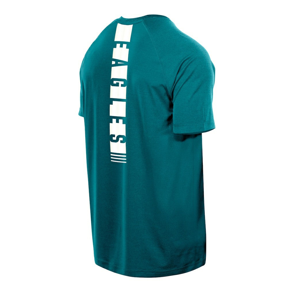 Philadelphia Eagles New Era Functional Fandom Reflective T-Shirt - Midnight Green T-shirts