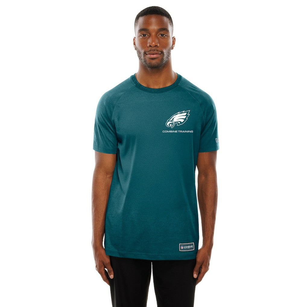 Philadelphia Eagles New Era Functional Fandom Reflective T-Shirt - Midnight Green T-shirts