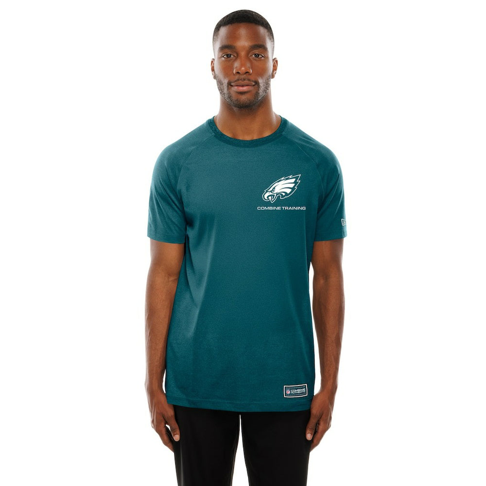 Philadelphia Eagles New Era Functional Fandom Reflective T-Shirt - Midnight Green T-shirts