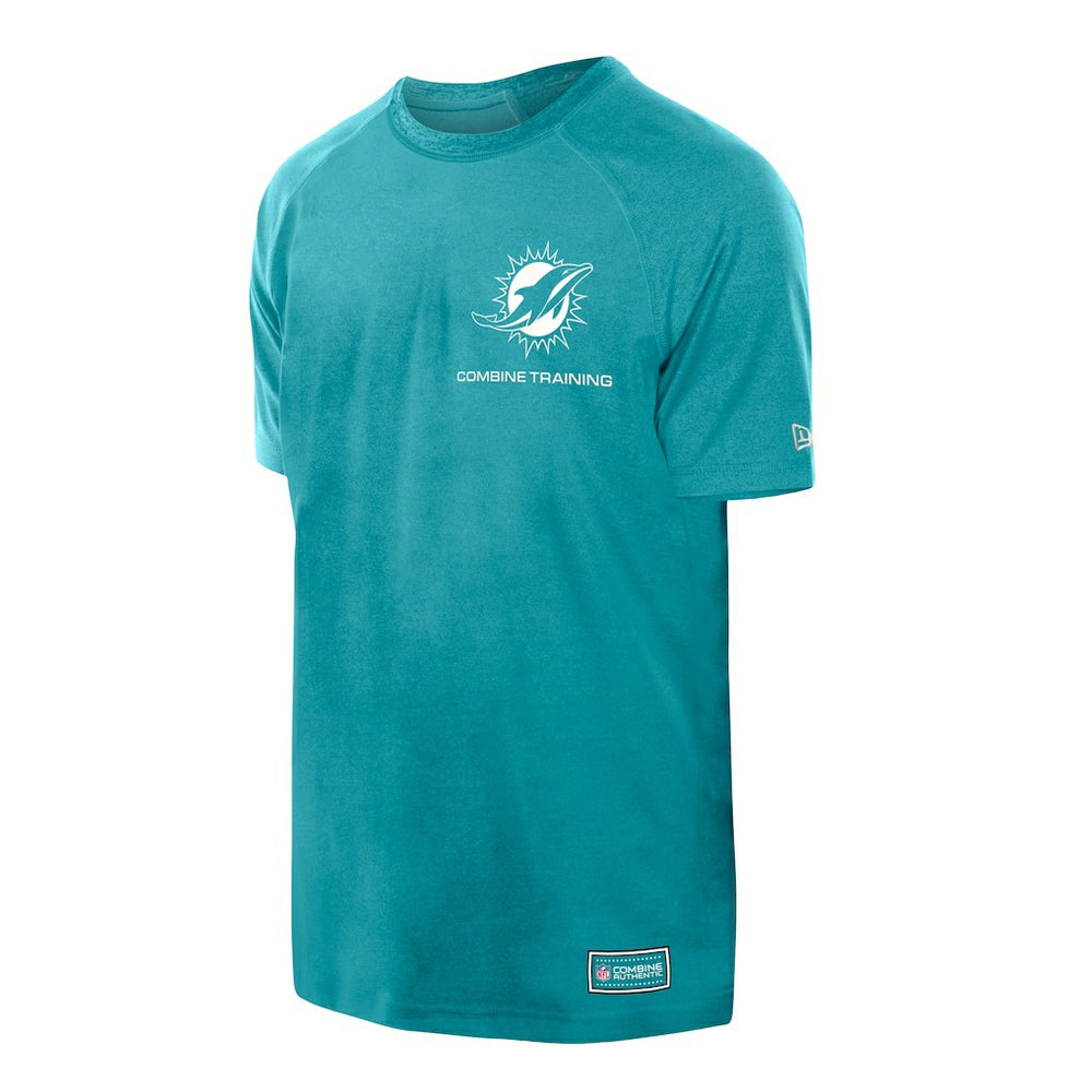 Miami Dolphins New Era Functional Fandom Reflective T-Shirt - Aqua T-shirts