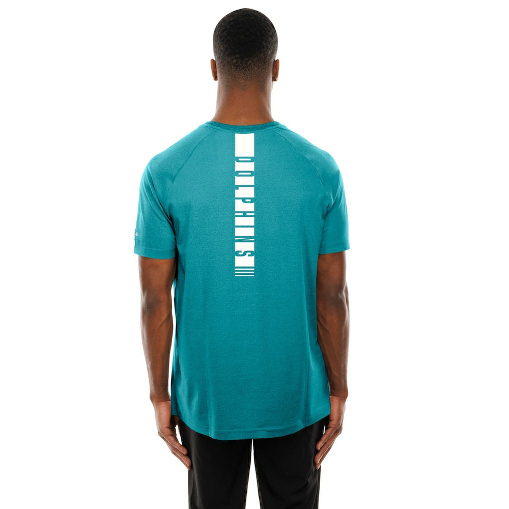 Miami Dolphins New Era Functional Fandom Reflective T-Shirt - Aqua T-shirts