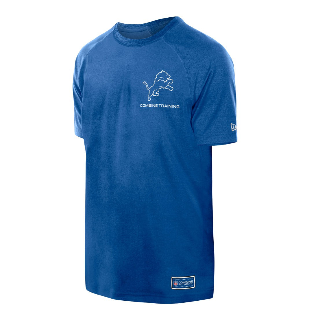 Detroit Lions New Era Functional Fandom Reflective T-Shirt - Blue T-shirts