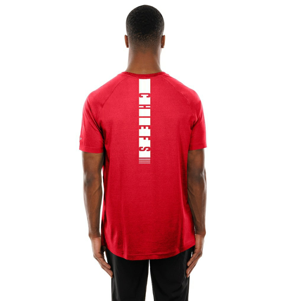 Kansas City Chiefs New Era Functional Fandom Reflective T-Shirt - Red T-shirts