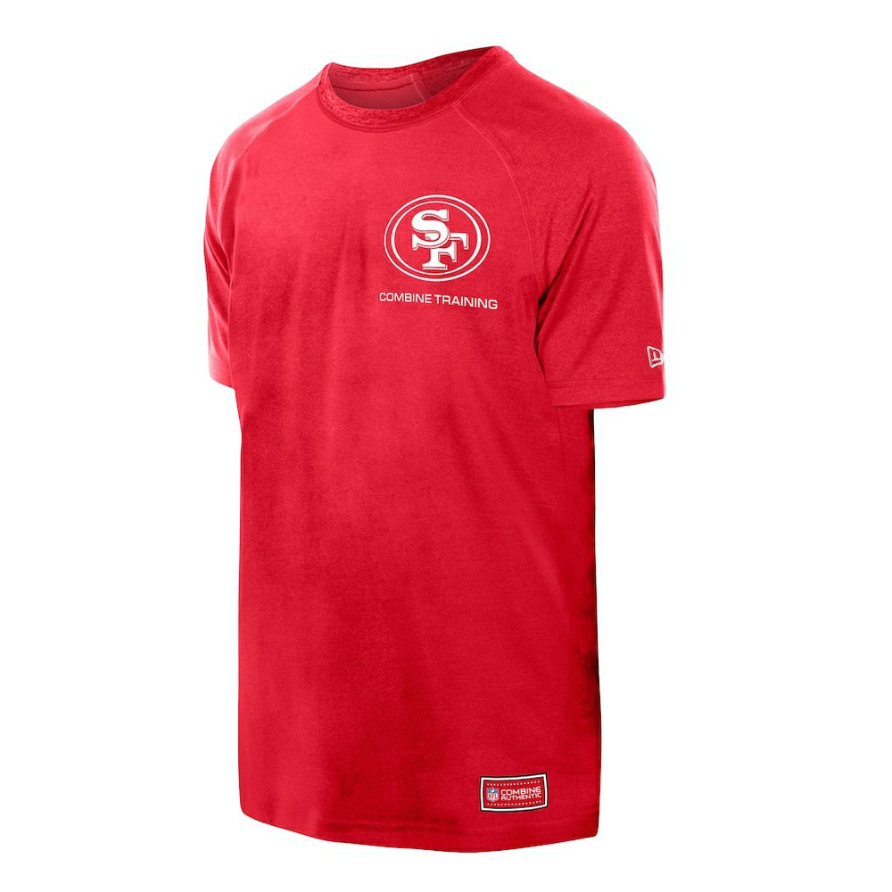 San Francisco 49ers New Era Functional Fandom Reflective T-Shirt - Scarlet T-shirts