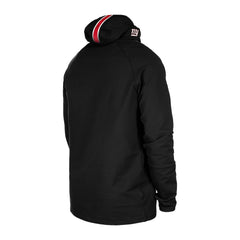 New York Giants New Era Functional Fandom Balaclava Helmet Stripe Tri-Blend Hoodie - Black Hoodies