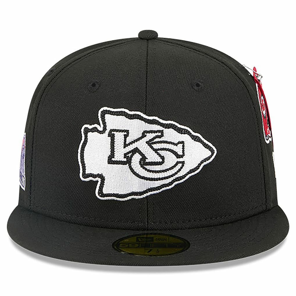 Kansas City Chiefs New Era x Alpha Industries 59FIFTY Fitted Hat - Black Hats