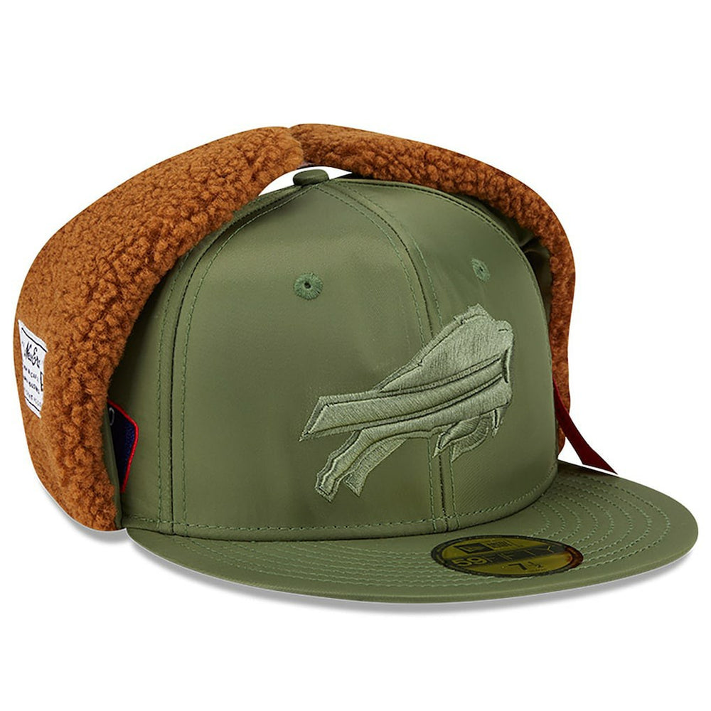 Buffalo Bills New Era x Alpha Industries Dog Ears 59FIFTY Fitted Hat - Olive Hats
