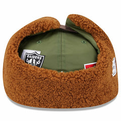 Las Vegas Raiders New Era x Alpha Industries Dog Ears 59FIFTY Fitted Hat - Olive Hats