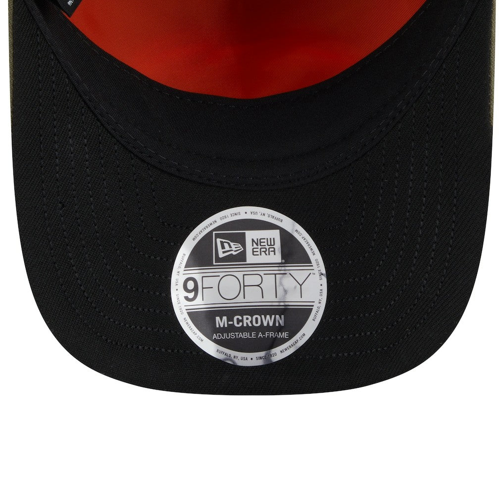 Los Angeles Chargers New Era x Alpha Industries A-Frame 9FORTY Adjustable Hat - Olive Hats