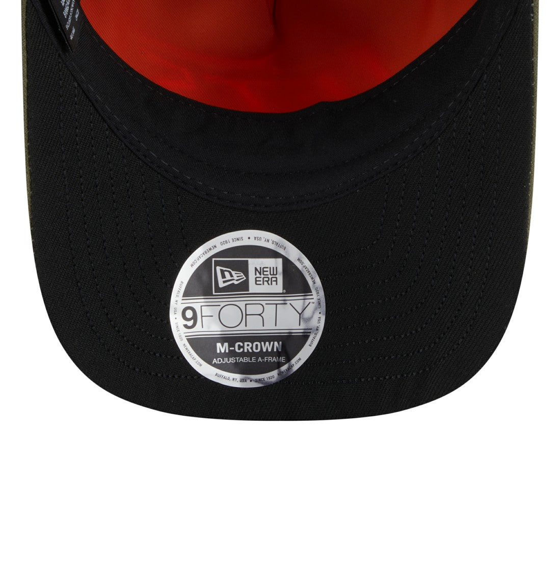 New York Jets New Era x Alpha Industries A-Frame 9FORTY Adjustable Hat - Olive Hats