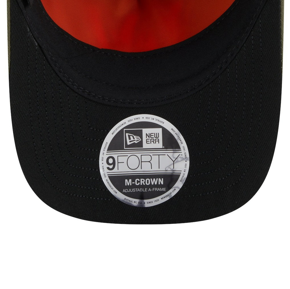 Los Angeles Rams New Era x Alpha Industries A-Frame 9FORTY Adjustable Hat - Olive Hats
