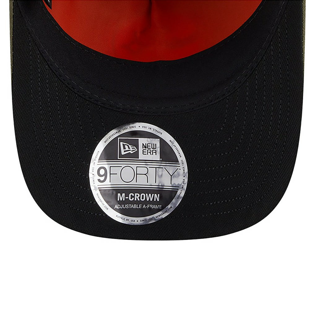 Pittsburgh Steelers New Era x Alpha Industries A-Frame 9FORTY Adjustable Hat - Olive Hats