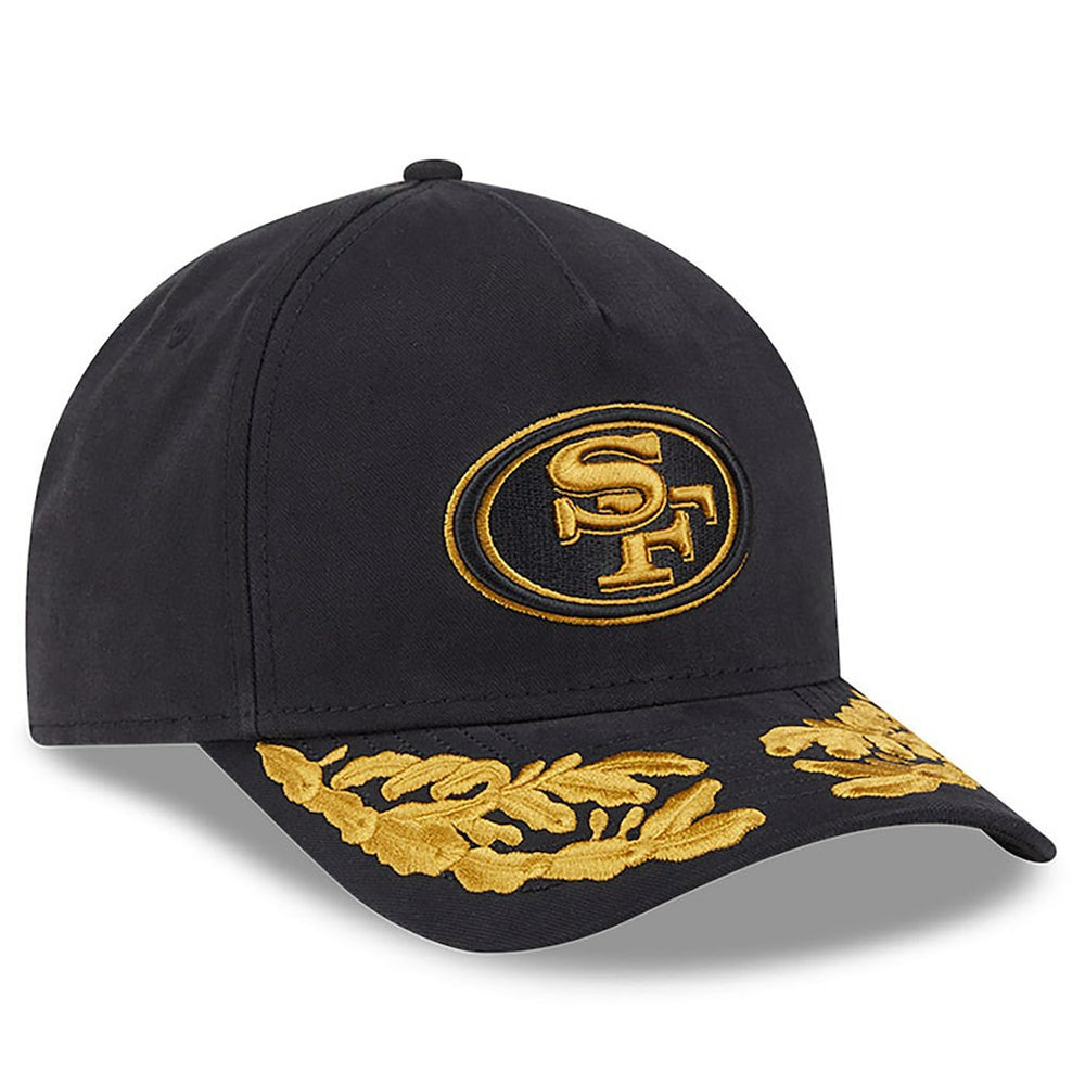 San Francisco 49ers New Era x Alpha Industries A-Frame 9FORTY Adjustable Hat - Black Hats