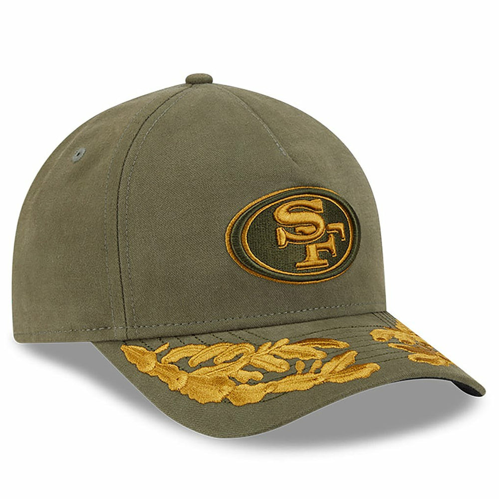 San Francisco 49ers New Era x Alpha Industries A-Frame 9FORTY Adjustable Hat - Olive Hats