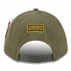 San Francisco 49ers New Era x Alpha Industries A-Frame 9FORTY Adjustable Hat - Olive Hats