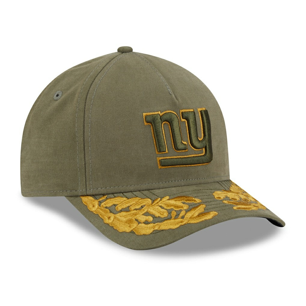 New York Giants New Era x Alpha Industries A-Frame 9FORTY Adjustable Hat - Olive Hats
