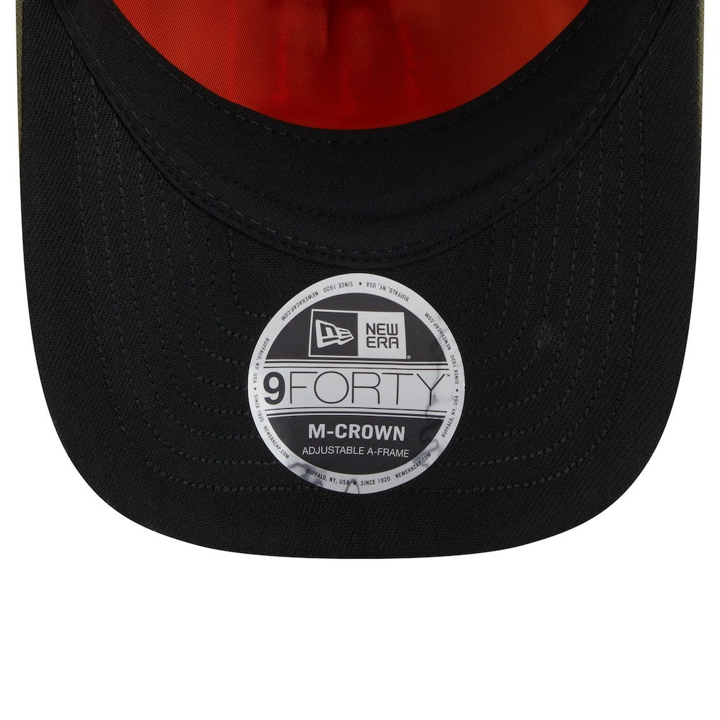 New York Giants New Era x Alpha Industries A-Frame 9FORTY Adjustable Hat - Olive Hats
