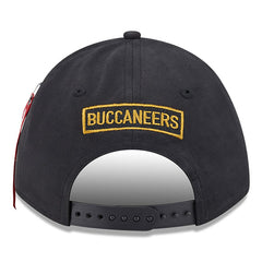 Tampa Bay Buccaneers New Era x Alpha Industries A-Frame 9FORTY Adjustable Hat - Black Hats