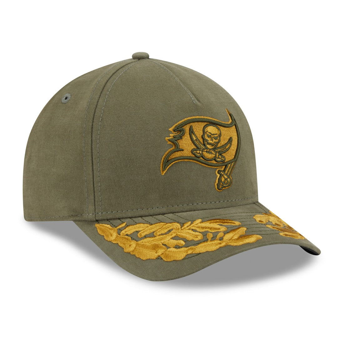 Tampa Bay Buccaneers New Era x Alpha Industries A-Frame 9FORTY Adjustable Hat - Olive Hats