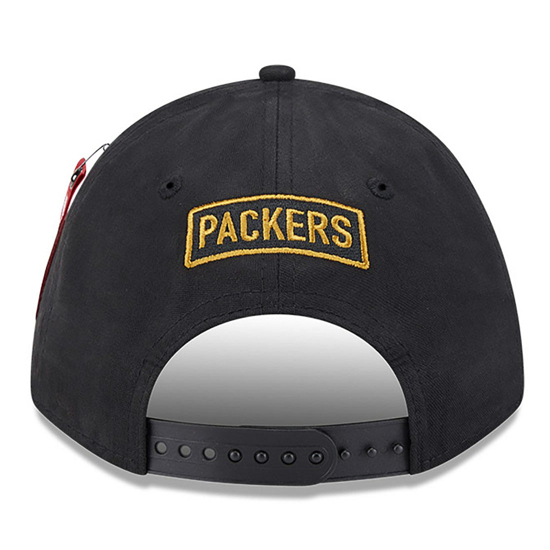 Green Bay Packers New Era x Alpha Industries A-Frame 9FORTY Adjustable Hat - Black Hats