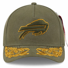 Buffalo Bills New Era x Alpha Industries A-Frame 9FORTY Adjustable Hat - Olive Hats