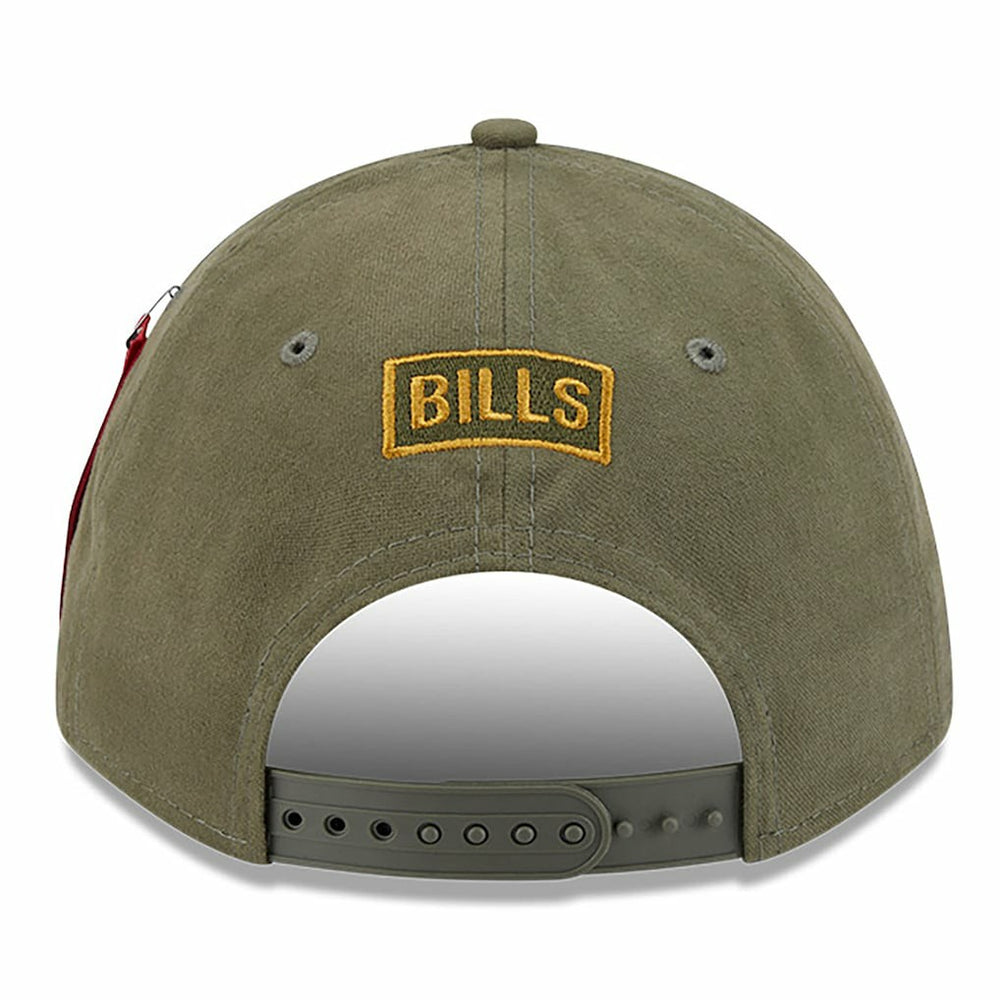 Buffalo Bills New Era x Alpha Industries A-Frame 9FORTY Adjustable Hat - Olive Hats