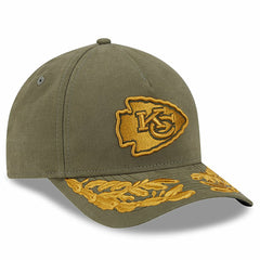 Kansas City Chiefs New Era x Alpha Industries A-Frame 9FORTY Adjustable Hat - Olive Hats