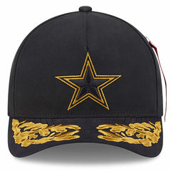 Dallas Cowboys New Era x Alpha Industries A-Frame 9FORTY Adjustable Hat - Black Hats