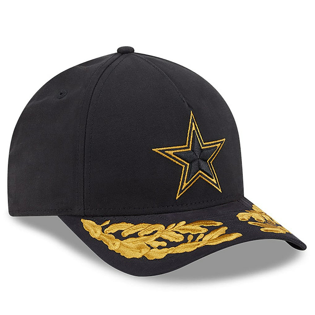 Dallas Cowboys New Era x Alpha Industries A-Frame 9FORTY Adjustable Hat - Black Hats