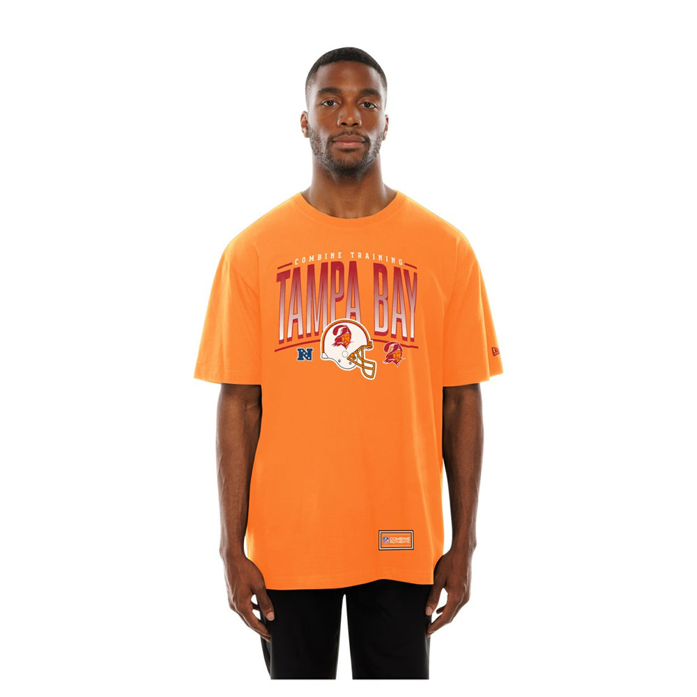 Tampa Bay Buccaneers New Era Combine Authentic Training Throwback T-Shirt - Orange T-shirts
