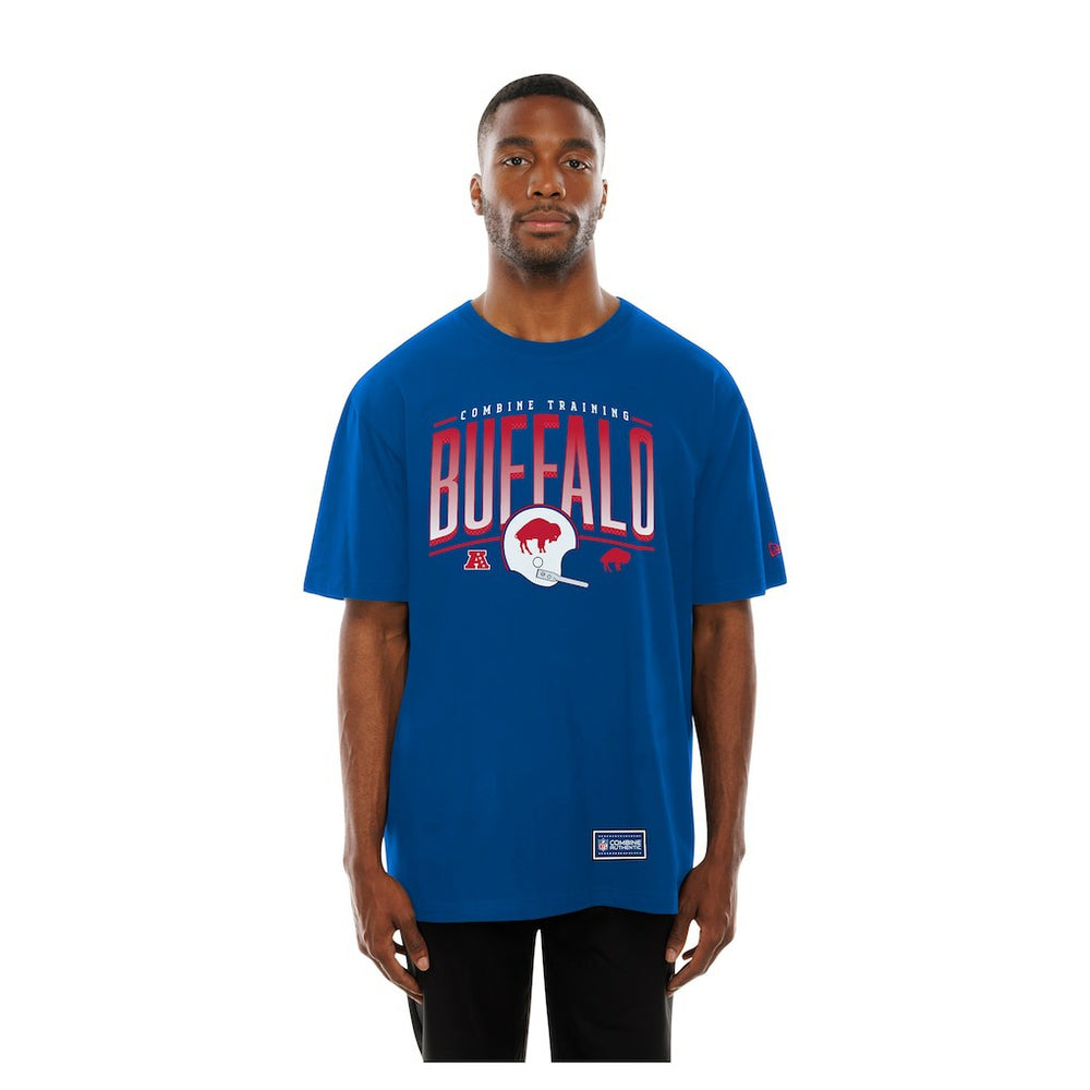 Buffalo Bills New Era Combine Authentic Training Throwback T-Shirt - Royal T-shirts