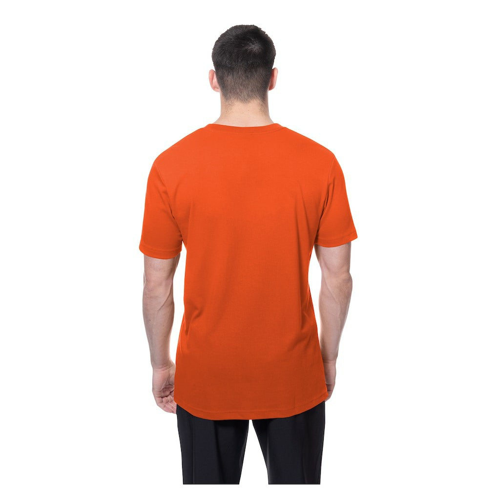 Chicago Bears New Era Combine Authentic Helmet T-Shirt - Orange T-shirts