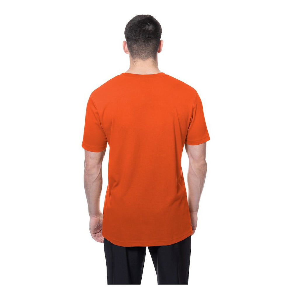 Chicago Bears New Era Combine Authentic Helmet T-Shirt - Orange T-shirts
