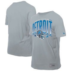 Detroit Lions New Era Combine Authentic Helmet T-Shirt - Silver T-shirts