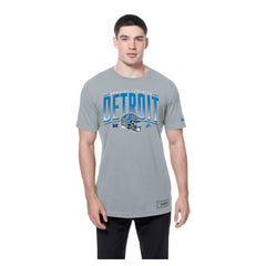 Detroit Lions New Era Combine Authentic Helmet T-Shirt - Silver T-shirts
