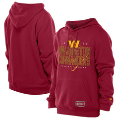 Washington Commanders New Era Combine Authentic Local State Throwback Hoodie - Burgundy Hoodies