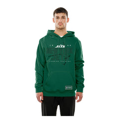 New York Jets New Era Combine Authentic Local State Throwback Hoodie - Green Hoodies