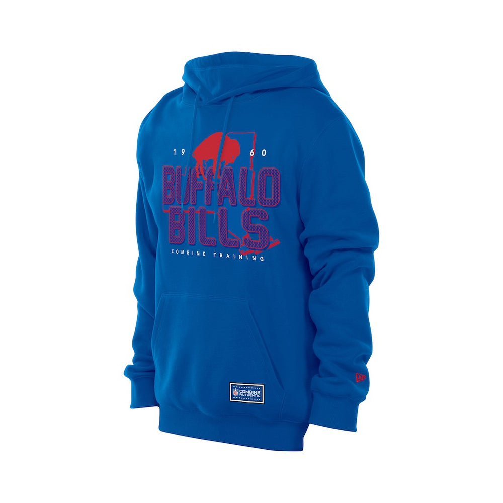 Buffalo Bills New Era Combine Authentic Local State Throwback Hoodie - Royal Hoodies