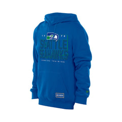 Seattle Seahawks New Era Combine Authentic Local State Throwback Hoodie - Royal Hoodies